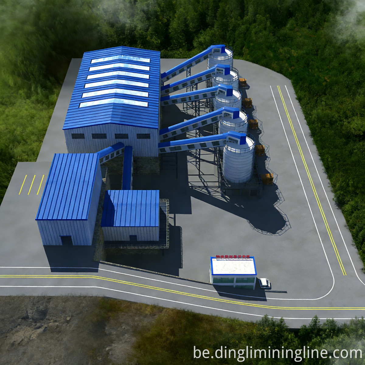 210th Efficient Stone Aggregate Line